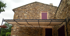 Réparation et fabrication de Pergolas et de toiles tendues