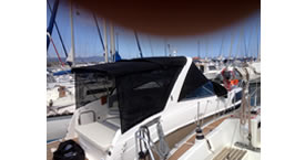 Rideaux toile microperforee de BAYLINER - La Sellerie Londaise